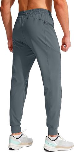 G Gradual Men's Joggers Pants with Zipper Pockets Stretch Athletic Sweatpants for Men Workout Jogging Running in Kuwait