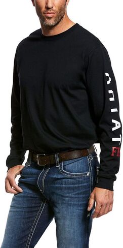 ARIAT Men's Flame Resistant Roughneck Skull Long Sleeved Shirt in Saudi Arabia