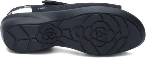 JBU Womens Grace Athletic Sandals Casual Low Heel 1-2" - Black in Kuwait
