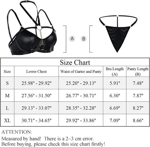 Ojostern Leather Lingerie Strappy Lingerie Set for Women Lingerie-Sexy-Sets with Garter Belt with Choker 5 Pieces in Kuwait