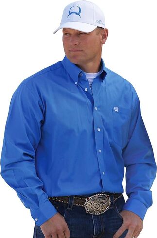Cinch Men's Classic Fit Long Sleeve Button One Open Pocket Solid Basic in Kuwait
