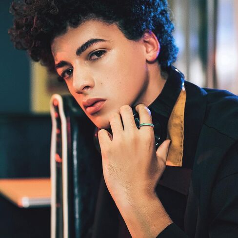 adramata 925 الفضة الاسترليني خواتم المزاج للنساء الرجال 3/4mm خواتم الخطوبة الزفاف خواتم الوعد العصرية للزوجين درجة الحرارة الحساسة اللون تغيير المزاج خواتم in Kuwait