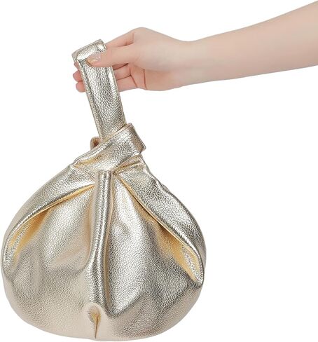 CORAID Women's Small Tote Bag for Women Soft Leather Top Handle Bag Wristlet Knot Pouch Purses and Handbags in Saudi Arabia