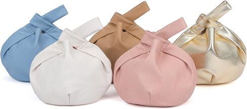 CORAID Women's Small Tote Bag for Women Soft Leather Top Handle Bag Wristlet Knot Pouch Purses and Handbags in Saudi Arabia