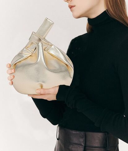 CORAID Women's Small Tote Bag for Women Soft Leather Top Handle Bag Wristlet Knot Pouch Purses and Handbags in Saudi Arabia