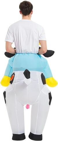 زي KOOY القابل للنفخ للبالغين، زي راكب البقر للبالغين، أزياء الهالوين للرجال/النساء، أزياء النفخ in Kuwait