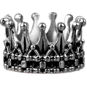 خواتم لافاتينا رويال كينغدوم كراون للرجال والنساء من الفولاذ المقاوم للصدأ، خاتم King Queen Knight الاستبداد، مقاس 7-13