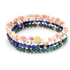 Conscious Items - Bracelet Pack of 4 - Natural Stone Bracelets for Women and Men - Bead Bracelets for Women - Spiritual Bracelets for Women - Stack Bracelets for Women - Stretch Bracelets for Women