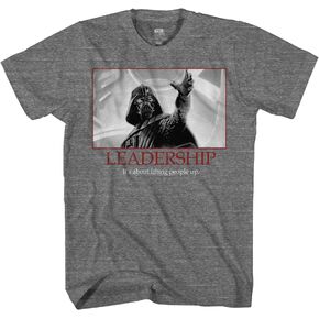 STAR WARS Darth Vader Leadership Motivational Poster Mens T-Shirt