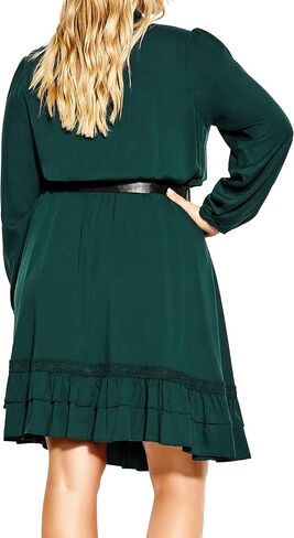 فستان City Chic النسائي ذو المقاس الكبير وربطة عنق ثمينة من City Chic in Saudi Arabia
