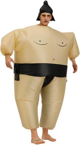 بدلة مصارعة السومو القابلة للنفخ من Cysudo، أزياء تنكرية لحفلات الهالوين للبالغين in Kuwait