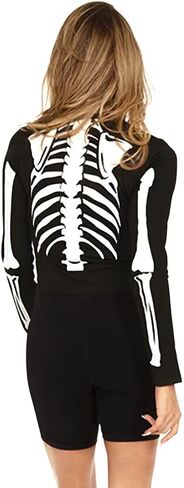 قميص تنكرية للسيدات من Tipsy Elves Halloween - قميص بدون أكمام وحش للكبار للنساء - مطبوع من الأمام على مزيج من القطن والبوليستر in Kuwait