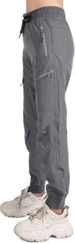 Women's Cargo Joggers Workout Pants Outdoor Lightweight Quick Dry Athletic Travel Hiking Pants in Saudi Arabia