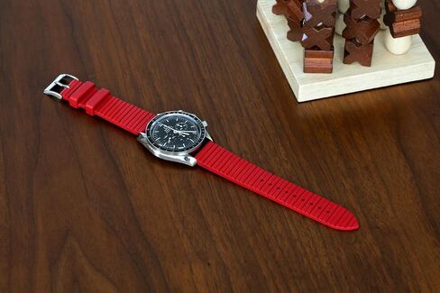 Da Luca FKM Rubber Racer Watch Strap 20mm 22mm in Kuwait