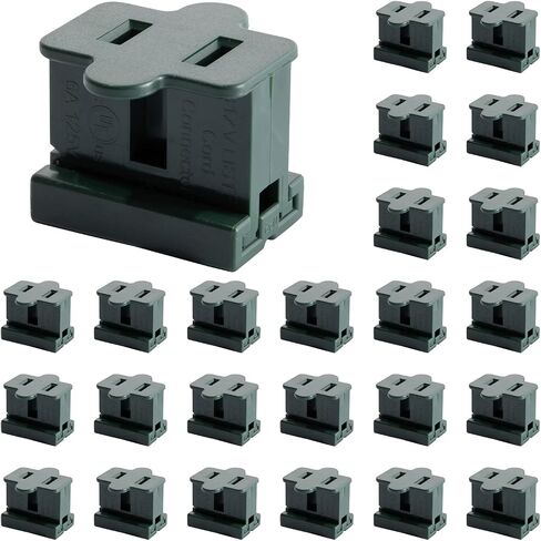 (25 حزمة) Ajiminyco SPT-1 قابس مصاص دماء ذكر مستقطب 18 قياس قابس أخضر داكن سهل التركيب على قابس جيلبرت بسحاب (25 حزمة) (SPT1 ذكر أخضر) in Kuwait