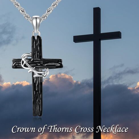 VENACOLY سانت ميشيل الاسترليني قلادة فضية السيف الأفعى تميمة قلادة مجوهرات هدية للأب/الأخ/صديقها in Kuwait