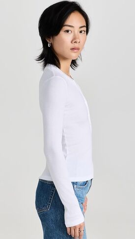 Women's Verona Long Sleeve Henley in Saudi Arabia