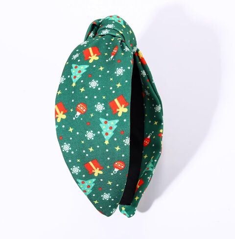 Halloween Headband for Women Pumpkin Spooky Candy Corn Headband Festive Jeweled Knotted Hairband Halloween Hair Accessories Holiday Party Jewelry Gifts (Christmas Reindeer) in Kuwait