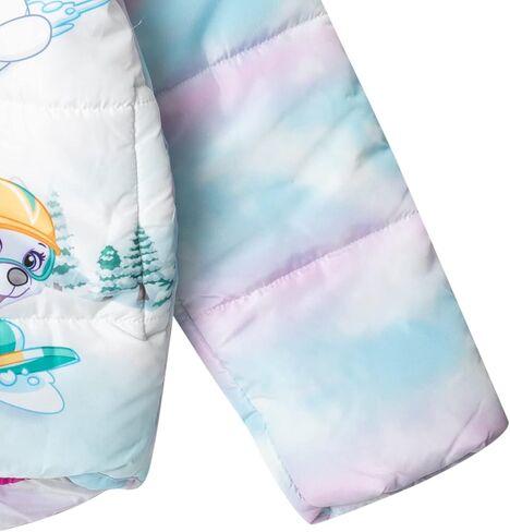 Paw Patrol Everest Rubble Marshall Girls Zip Up Puffer Jacket Toddler to Little Kid in Saudi Arabia