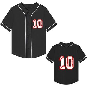 Yuji Itadori Kids Baseball Birthday Shirt 7th 8th 9th 10th Year Old Toddler Boys Girls Shirts Birthday Clothes in Saudi Arabia