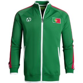 سترة تدريب كرة القدم البرتغالية للرجال من Lvatr بسحاب أخضر لتدريب اللاعبين in Kuwait