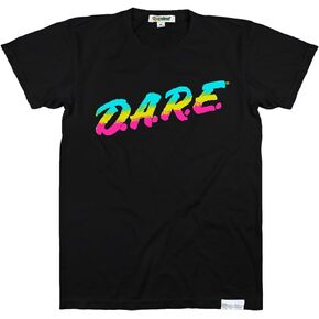 Tipsy Elves Men's Neon Dare Shirt - Retro Neon 80's Clothing Tee for Men in Saudi Arabia