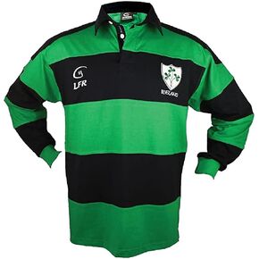 أيرلندا Longsleeve مخطط الرجبي الأيرلندي