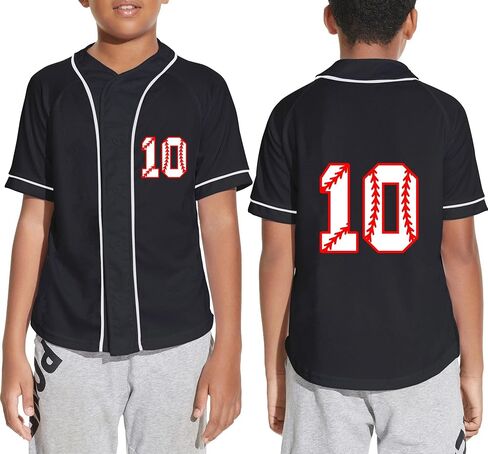 Yuji Itadori Kids Baseball Birthday Shirt 7th 8th 9th 10th Year Old Toddler Boys Girls Shirts Birthday Clothes in Kuwait