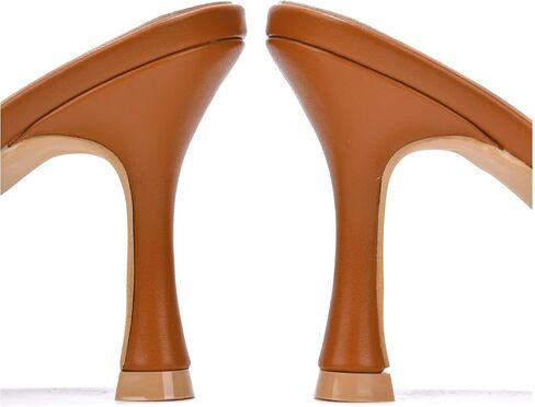 Cape Robbin Concur Sexy Stiletto High Heels for Women, Transparent Square Open Toe Shoes Heels with Bow in Kuwait