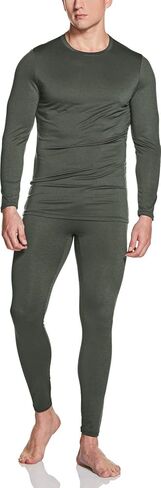ATHLIO Men's Thermal Underwear Set, Winter Hunting Gear Comfort Fit Long Johns, Base Layer Top & Bottom for Cold Weather in Kuwait
