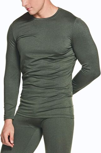 ATHLIO Men's Thermal Underwear Set, Winter Hunting Gear Comfort Fit Long Johns, Base Layer Top & Bottom for Cold Weather in Kuwait