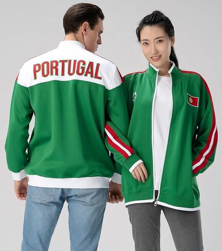 سترة تدريب كرة القدم البرتغالية للرجال من Lvatr بسحاب أخضر لتدريب اللاعبين in Kuwait