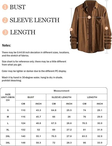 قميص رجالي من Comdecevis بأكمام طويلة وقميص عمل مضلع وأزرار سفلية مع جيب على الصدر in Kuwait