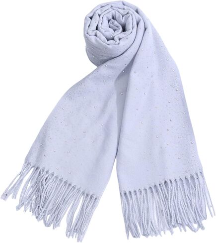 Natalie Mills Scarves! Ultra Warm and High Fashion. Ladies Fashion Scarves in Cashmere Feel and Rhinestone! Winter Scarf. in Kuwait