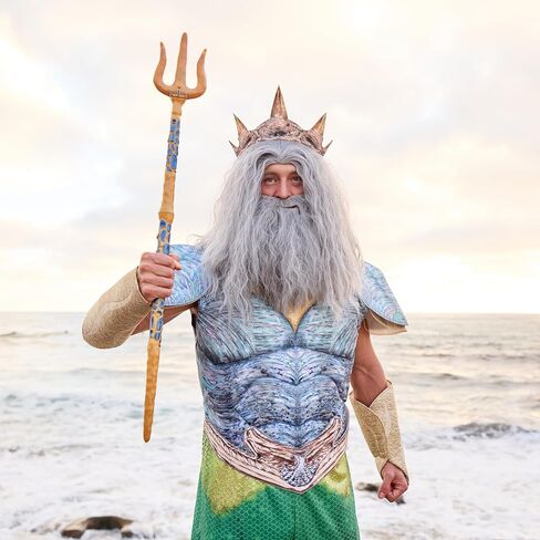 Little Mermaid Live Action Deluxe King Triton Adult Costume in Saudi Arabia