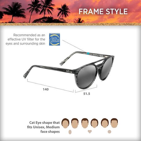 Maui Jim Men's and Women's Ah Dang! Polarized Fashion Sunglasses in Saudi Arabia