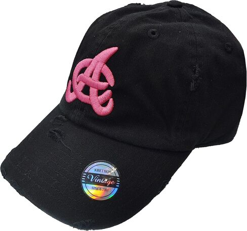 Aguilas Cibaeñas Vintage Hats (Black/Pink) in Kuwait