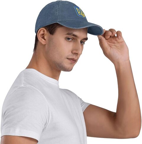 Bwidrmu أوكرانيا قبعة بيسبول خمر أوكرانيا الدنيم قبعة للرجال النساء أوكرانيا قابل للتعديل حجم القبعة in Kuwait