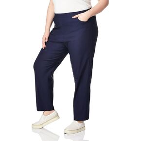 Alfred Dunner Women's Allure Slimming Petite Short Stretch Pants-Modern Fit
