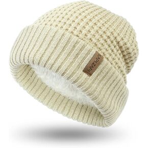 LAPI.ZAPI Winter Hat for Men Fleece Lined Skull Cap Cuff Beanie Outdoor Women Sports Cap in Saudi Arabia