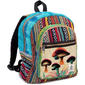 حقيبة ظهر من Freakmandu Collections Mushroom Hemp - حقيبة نهارية صديقة للبيئة وفريدة من نوعها للجنسين ومتينة ومناسبة للسفر in Kuwait