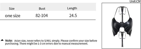 XCJIKUKE Women Gothic Crop Top Goth Grunge Leather Cami Tank Tops Y2k T-Shirt Punk Camisole Streetwear Vest in Kuwait