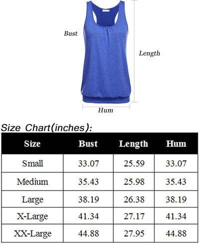 قمصان SimpleFun النسائية للتمرين بظهر Racerback بدون أكمام ورقبة واسعة وفضفاضة مناسبة لليوجا الرياضية in Kuwait