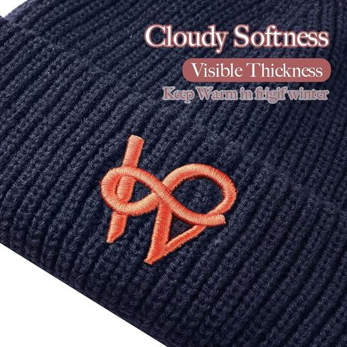 Womens Knit Beanie Hat Acrylic Winter Hats for Women Men Soft Warm Unisex Cuffed Beanie in Saudi Arabia