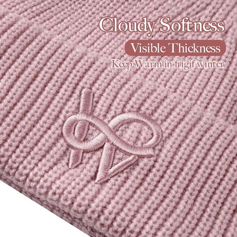 Womens Knit Beanie Hat Acrylic Winter Hats for Women Men Soft Warm Unisex Cuffed Beanie in Saudi Arabia