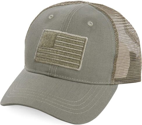 HIGHLAND TACTICAL American Flag - Trucker Mesh Hat in Kuwait