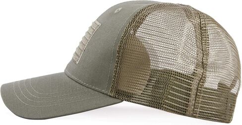 HIGHLAND TACTICAL American Flag - Trucker Mesh Hat in Kuwait