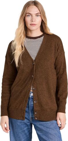 كارديجان نسائي مريح برقبة على شكل حرف V من Madewell in Kuwait