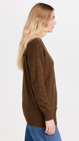 كارديجان نسائي مريح برقبة على شكل حرف V من Madewell in Kuwait