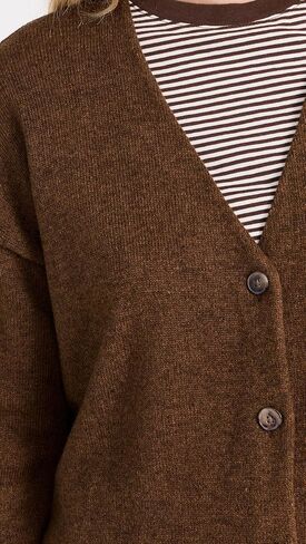 كارديجان نسائي مريح برقبة على شكل حرف V من Madewell in Kuwait